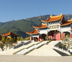 Temple and Courtyard