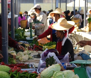 Vegetable seller