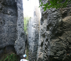 Graham descends into the stones