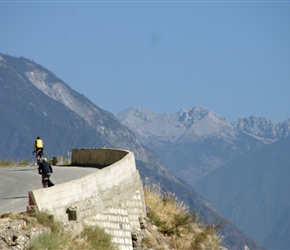 How they build these roads I have few ideas but a bicycle is a fabulous way to appreciate the precipitous drops