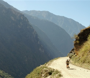 Peter and Gina continue along the gorge