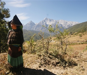 Lady in traditional dress