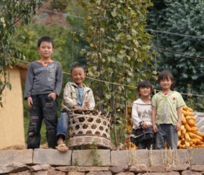 Children by the roadside