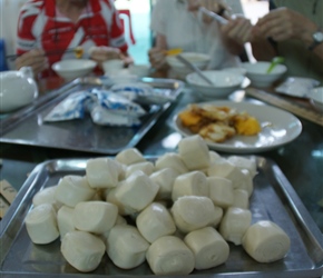 Dough Balls at breakfast at the Jin Quan Hotel