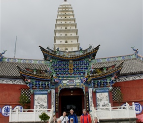 Gina, Peter, Graham, Frank, Emrys, Philip and Richard at Jade Temple