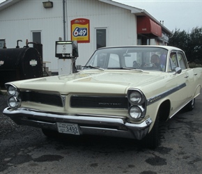 Paul tries out a car form the 1950's