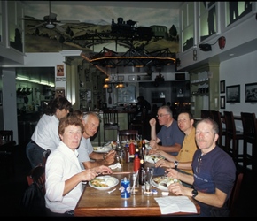 Dinner in the Miners Cafe