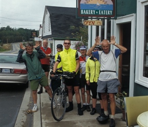 Moose boys at Shining Water Cafe