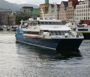 These super fast ferries are great for getting from A to B quickly and they take bikes