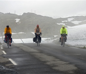 John, Terry and John along the Jotenheim Road