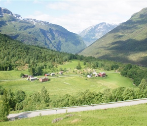 John descending to Sognefjord from Turtegro