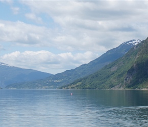 Kayakers on Sognefjord from Skjolden