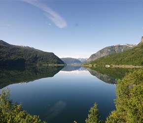 Fresvikbreen from the old road between Sogndal and Fandal