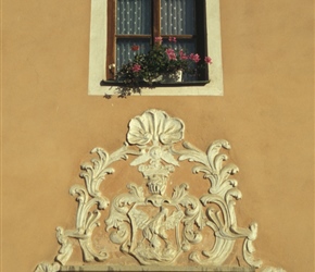 Beautiful plasterwork at Spisski Sabota