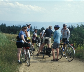 Top of the track at Levoca