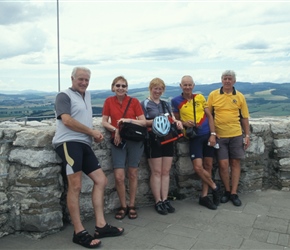 Atop the tower at Spissky Hrad