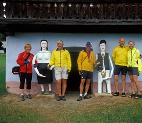 Meeting the locals at the open air museum