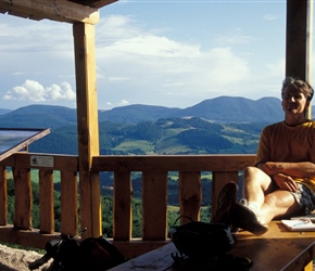 Neil on the summit from Dobsina