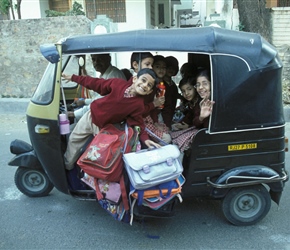 School run tuk tuk