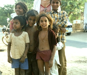 Jane was a particular magnet for children by the road