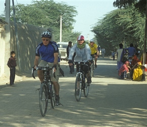 Tom and Irene on the road to Roopengargh