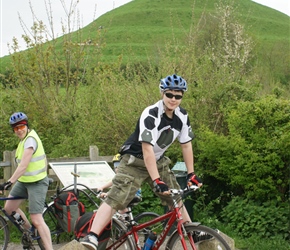 Gabriel and Siobhan arrive at Glastonbury Tor