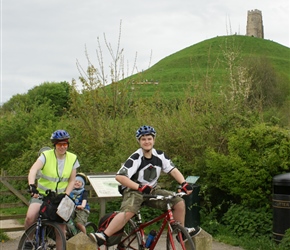 Gabriel and Siobhan arrive at Glastonbury Tor