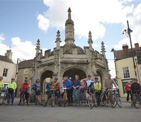 Jennifer, Sarah, Helen, Jo, Nigel, Graham, Reuban, Kevin, Neil, Emma, Steve, Linda, James and James at Malmesbury