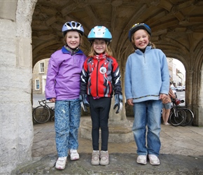 Louise, Abbie and Kate at Malmesbury