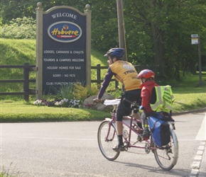 Graham and Reuban arrive back at the Campsite