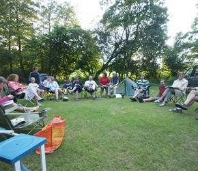 We always had a welcome drink on the first night, a chance to catch up and set the week