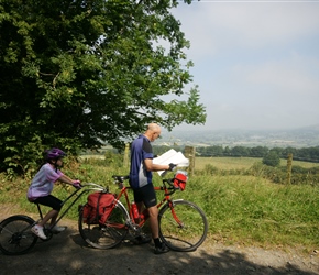 Richard checks that, indeed that climb out of Bishops castle was necessary