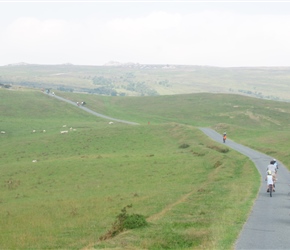 Richard, Lucy et al climb towards Stiperstones