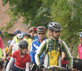 Flora, Jonathan and Graham at Edgton