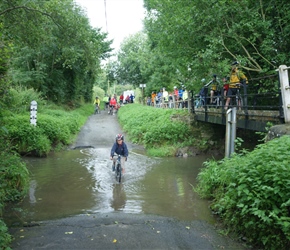 Edward crossing the ford at Kempton