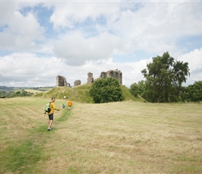 Graham investigates Clun Castle