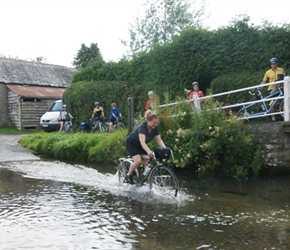 Anne through the ford at Brockton