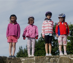 Kate, Anne, Lucy and Louise at at La Feuillie