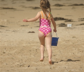 Louise at Pirou Plage