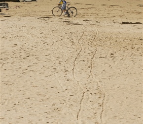 Christopher ride Pirou Plage