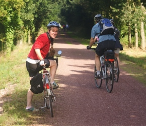 Sarah on the greenway