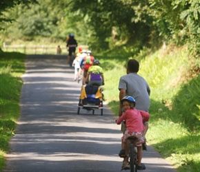 The last pretty lane of the holiday, heading back to the chateau