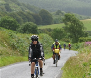 Bill climbing towards Laurieston