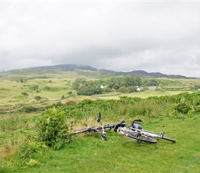 View from the road to Laurieston