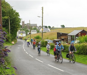 Exiting Borgue on the way to Gatehouse of Fleet