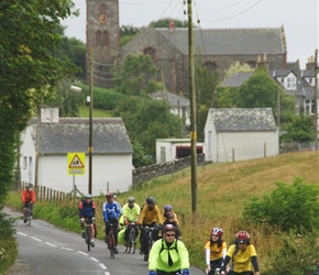 Exiting Borgue on the way to Gatehouse of Fleet