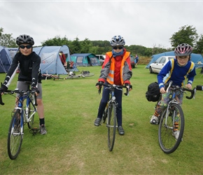 Bill, Matthew and James ready to go