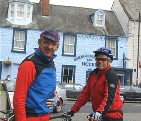 John and dave at Kirkcudbright