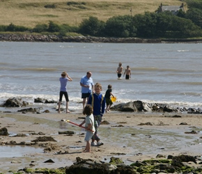 James and Francis at Brighouse Bay