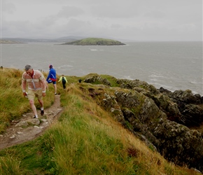 Douglas having completed the walk to Balcony Point